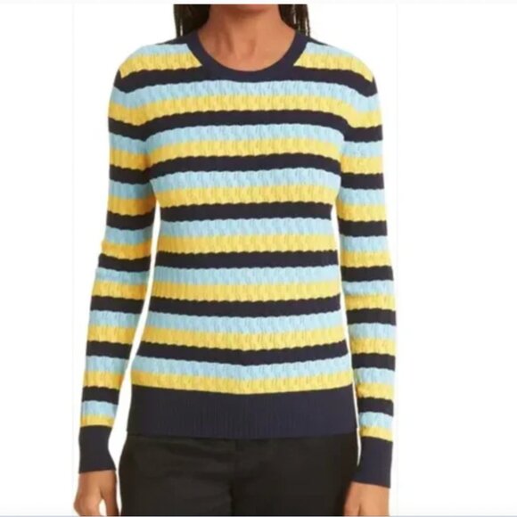 Jason Wu Striped Crewneck Sweater - Picture 1 of 8